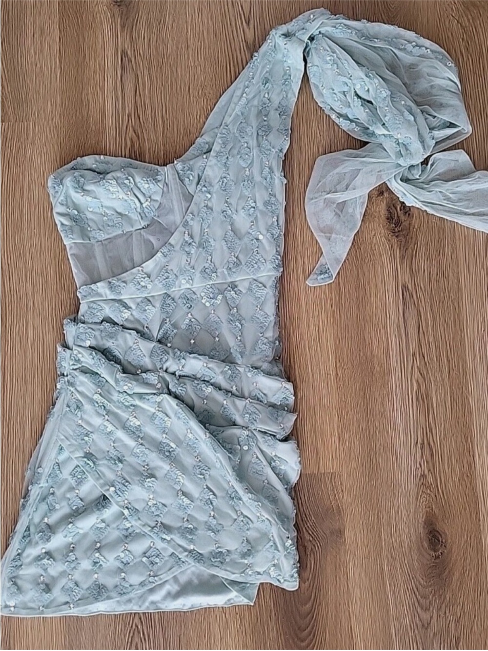 ASOS Luxe Mint Green Embellished Dress 👗 prom/wedding/gala you name it